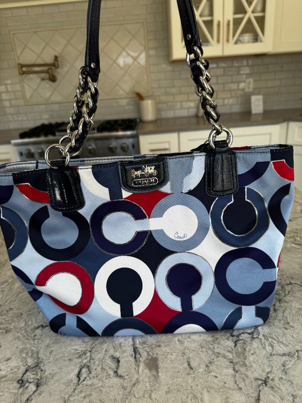 RARE Coach Blue Shoulder Bag